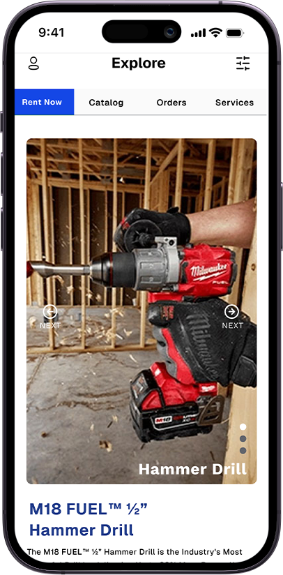 Tezrent mobile app mockup 2